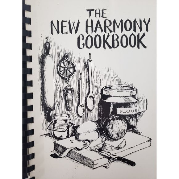 The New Harmony Cookbook Kappa Kappa Kappa, Inc. New Harmony, Indiana (Plastic-c - Picture 1 of 1